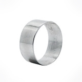 Argolla Lisa Recta 8mm De Plata Ley .925 Para Mujer Hombre