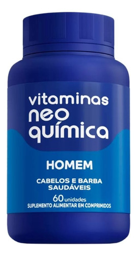 Vitaminas Neo Química Homem Com 60 Comprimidos Sabor Without