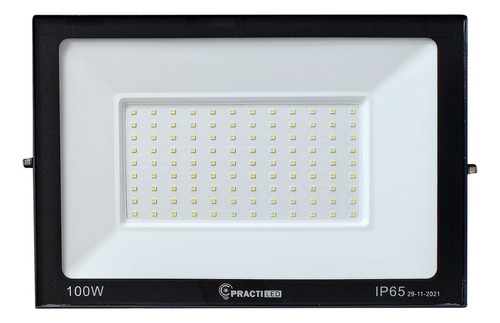 Reflector Led 100w Exterior Cancha Futbol Blanco Frio