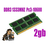 2gb Memoria Ram Laptop Ddr3 Pc3-10600s 1333mhz Sodimm