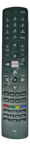Control Remoto Para Rca Master G Tcl Smart Tv Mgs3910 S4900