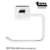 Porta Rollo Ray Terra Bronce Baño Sanitario Hogar Oferta !