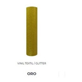 Vinil Textil Glitter Oro 50cm X 1m