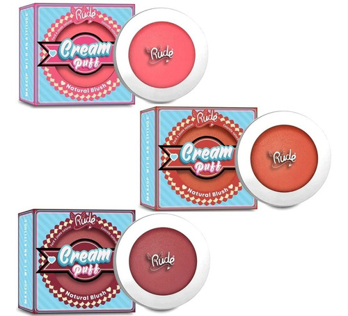 Rude Cosmetics Rubor En Crema Cream Puff