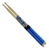 Baqueta 5a Ponta Madeira Comfort Grip Azul Spanking