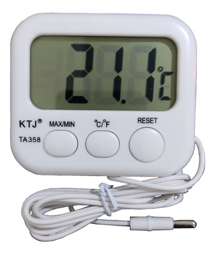 Termómetro Digital Ktj Con Sonda Para Refrigeración
