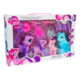 My Happy Horse Con 4 Ponys Y Accesorios 54356