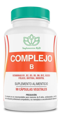 Vitaminas Complejo B 578mg 90 Caps Ryd