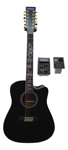 Guitarra Docerola Electroacustic Mccartney C/diseño En Brazo