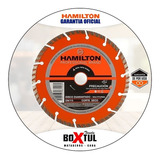 Disco Diamantado Multiturbo 180mm 7 PuLG Hamilton Dm180 Color Naranja