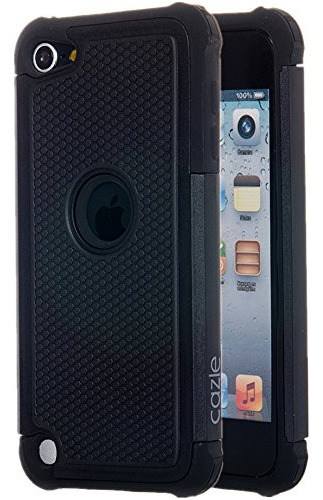 Funda Protectora Resistente iPod Touch 6/5 Por Cazle (negra)