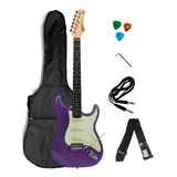 Guitarra Elétrica Stratocaster Tagima Tg500+ Capa+ Palhetas