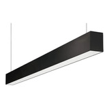 Luminaria Suspendida 25w Led Calida Negro Tasso Lucciola 