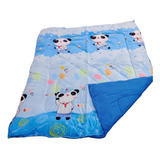 Acolchado Infantil Imp Premium Con Corderito Twin-1½ Azul