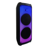 Caixa De Som Bluetooth Usb Mp3 Radio Luz Led Beat Box 1800