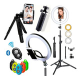 Ringlight 26 Cm Led Celular Tripe Hing Light 10 Polegadas