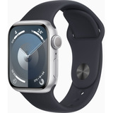 Apple Watch Series 9  Caja Aluminio Plata 41 Mm Correa M/l