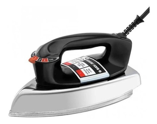 Ferro Seco Black+decker Cromado Alumínio Vfa1110tm2 127v Cor Preto