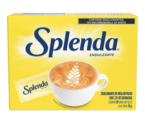 Endulzante Splenda 50 Sobres 1 G C U