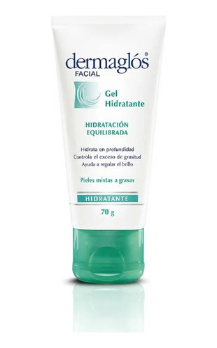 Crema Facial Dermaglos Hidratante P Mix A Grasa Gel X 70gr