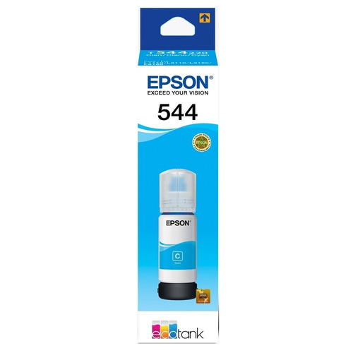 Tintas Epson 544 Cian Cyan T544 L3110 L3150 L5190 Original