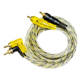 Cable Rca A Rca Audiobahn Arca180f Puntas Doradas 2m