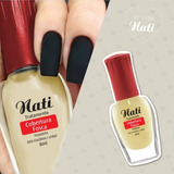 Kit Esmalte Maria Pomposa Super Black E Base Fosca Nati