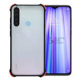 Carcasa Para Xiaomi Redmi Note 8 Borde Negr Antigol Prot Cam