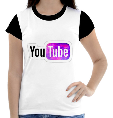 Camisa Camiseta Feminina Youtube Youtuber Canal Envio Hoj 19