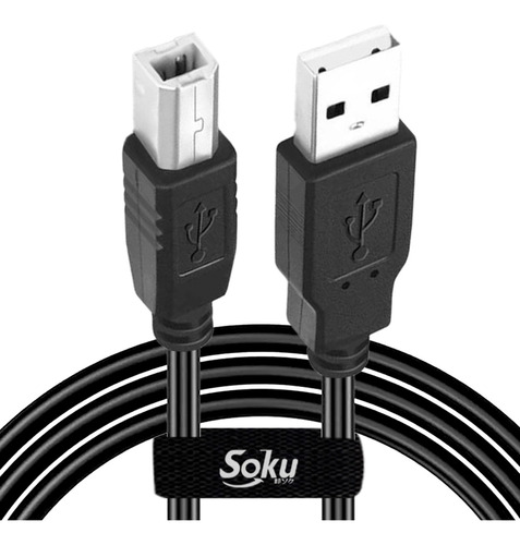 Cable De Impresora Universal 1.5m Usb 2.0 Hp/epson Calidad