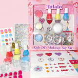 Tulalo Kids Nail Kits Non-toxic Peel-off Kid Nail Polish Saf