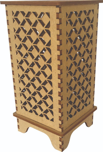 Caja Torre Decorativa Portalapiz En Mdf Corte Láser 
