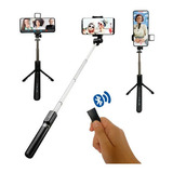 Pau De Selfie Controle Bluetooth Led Vertical E Horizontal