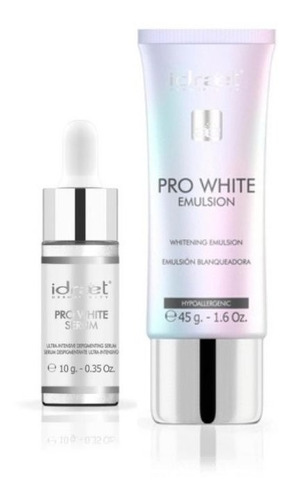 Idraet Kit Pro White Serum + Emulsion Blanqueador Manchas
