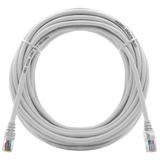 Kit Patch Cord Cat5e Branco 10 Metros + 13 Metros