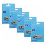 5x Pendrive 4gb Original Multilaser - Atacado Revenda C/ Nfe