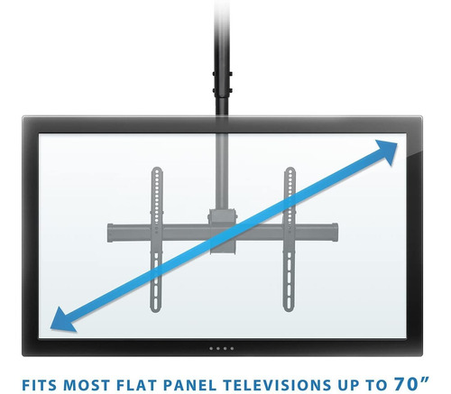 Montar-it - Soporte De Techo Para Televisores De Pantalla De