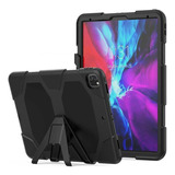 Funda Uso Rudo Para iPad Pro 12.9 3a 4a 5a Y 6a Gen. Negro