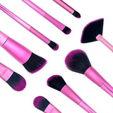 Set Brochas Y Pinceles Para Maquillaje Profesional