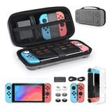 Younik 14-in-1 Switch Case Accessories Bundle, Large Carryin