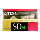 Tdk Sd 60 Fita Cassete K7 Cromo Lacrada