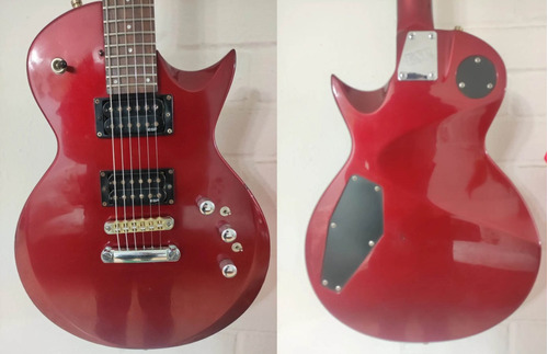 Guitarra Ltd Ec-50 Ec50 Rojo Metalizado Con Upgrades
