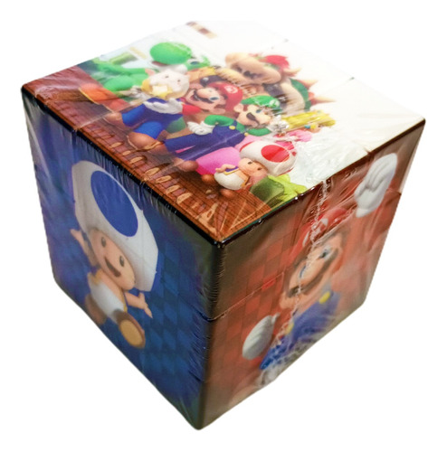 Cubo Rubik Para Niños Mario Bros 3x3 Juguetes Para Niños