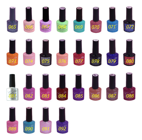 1un Esmaltes Em Gel 7.5ml Chic & Fun Unhas Uv Led C/ Anvisa Cor 099