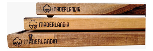 Tabla Asados Picadas Madera Guayubira 40 X 30