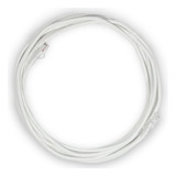 Cabo De Rede 5 Metros Lan Internet Crimpado Rj45 Cat6 Branco