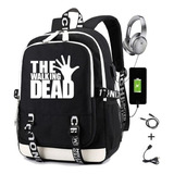 Mochila Para Hombre De The Walking Dead, Mochila Para Ordena