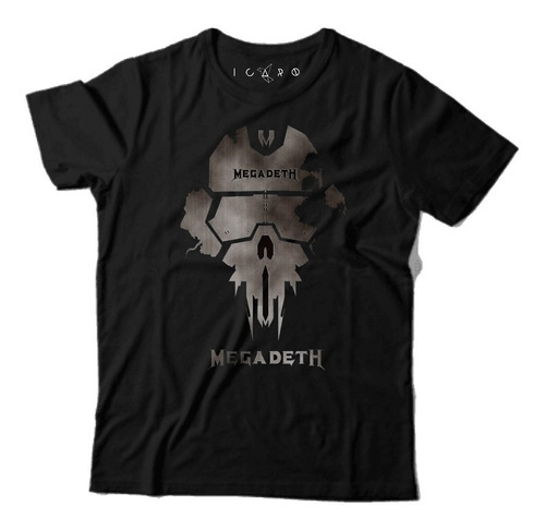 Remera Megadeth 100% Algodón Icaro Remeras