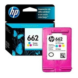 Hp Cartucho Tinta #662 Color Cz104al, Rend 100 Pag