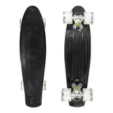 Patineta Tipo Penny Classic Banana De Colores Con Luz Led